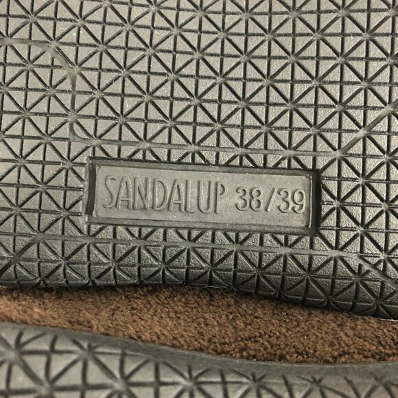 SandalUp Womens Slippers Clogs Fuzzy Faux Fur Slides Brown Size 38/39 US 7-8 - Picture 5 of 5